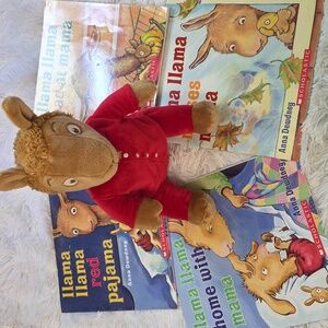 Llama Llama 4 Book Set Bundle With Plush